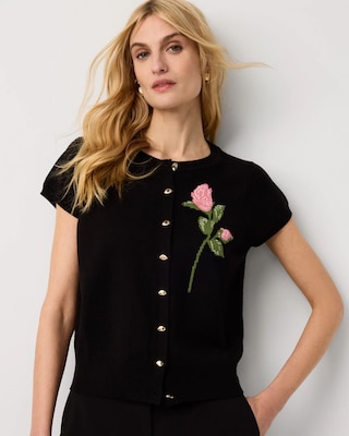 Cap Sleeve Cardigan | White House Black Market